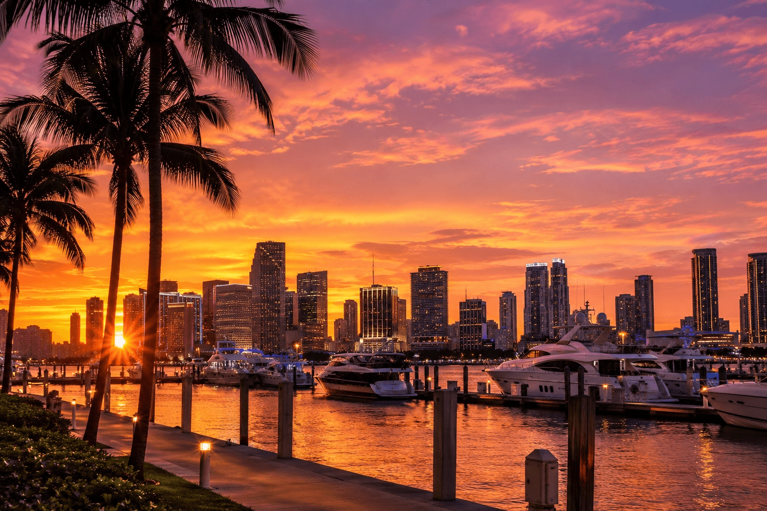 Miami sunset charter